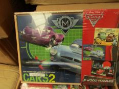 Disney Cars 2 - 3 Wooden Puzzles - New & Packaged.