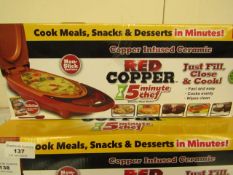 | 1 X | RED COPPER CHEF | UNCHECKED AND BOXED | NO ONLINE RESALE | RRP £39.99 |