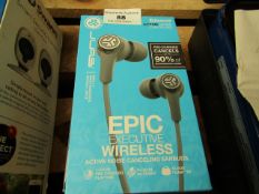 JLABS - Epic Executive Wireless Earphones - Untested & Boxed.