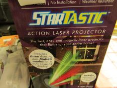 | 1X | STARTASTIC ACTION LASER PROJECTOR | UNCHECKED AND BOXED | NO ONLINE RE-SALE | SKU - | RRP £