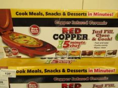 | 1 X | RED COPPER CHEF | UNCHECKED AND BOXED | NO ONLINE RESALE | RRP £39.99 |