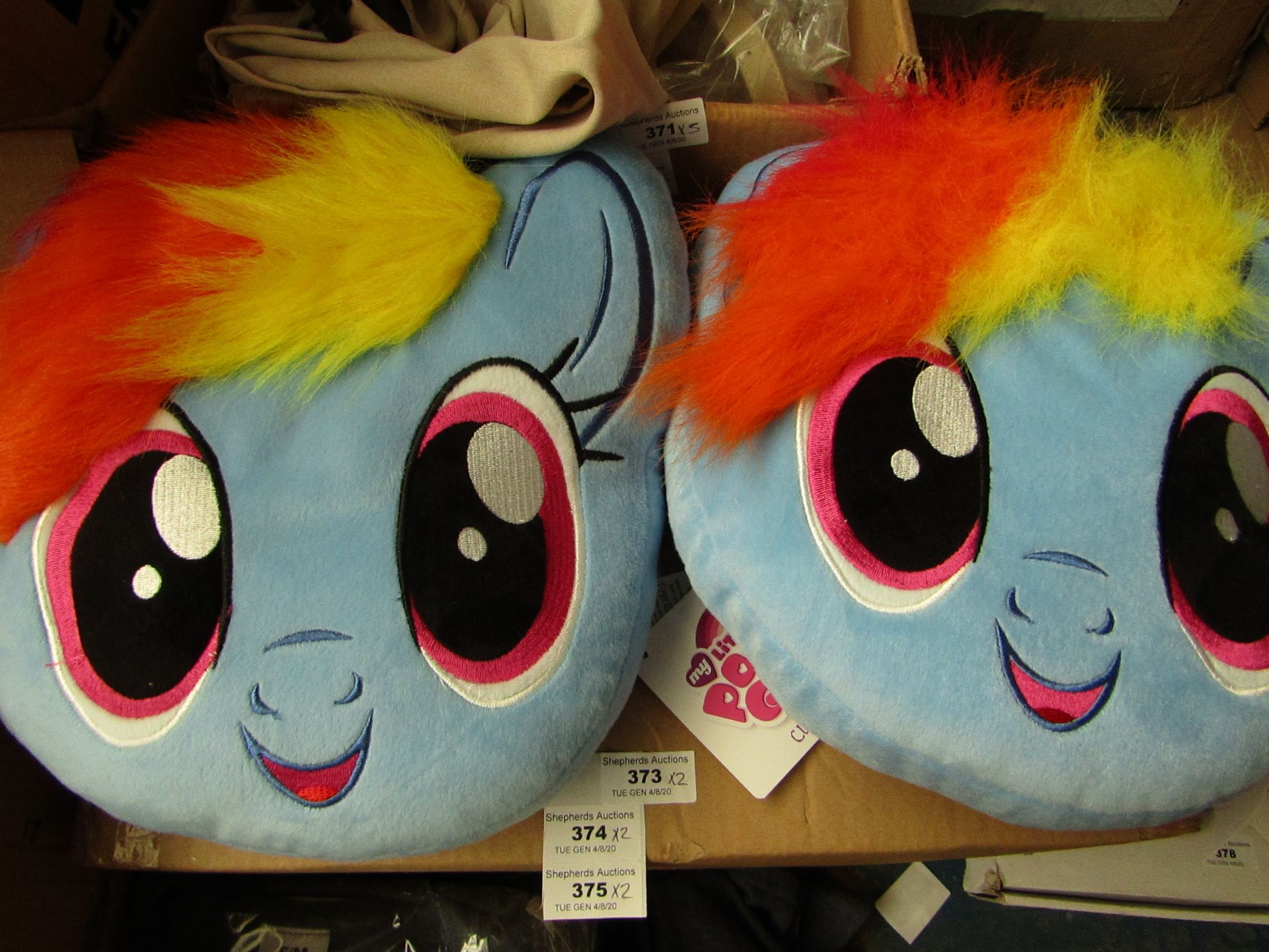2x My Little Pony - Cushion - New.