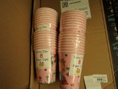 24x Rachel Ellen - Birthday Girl Paper Cups - All New & Sealed.