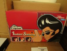 Box of 10 Instant Sideburns - Packaged & Boxed.