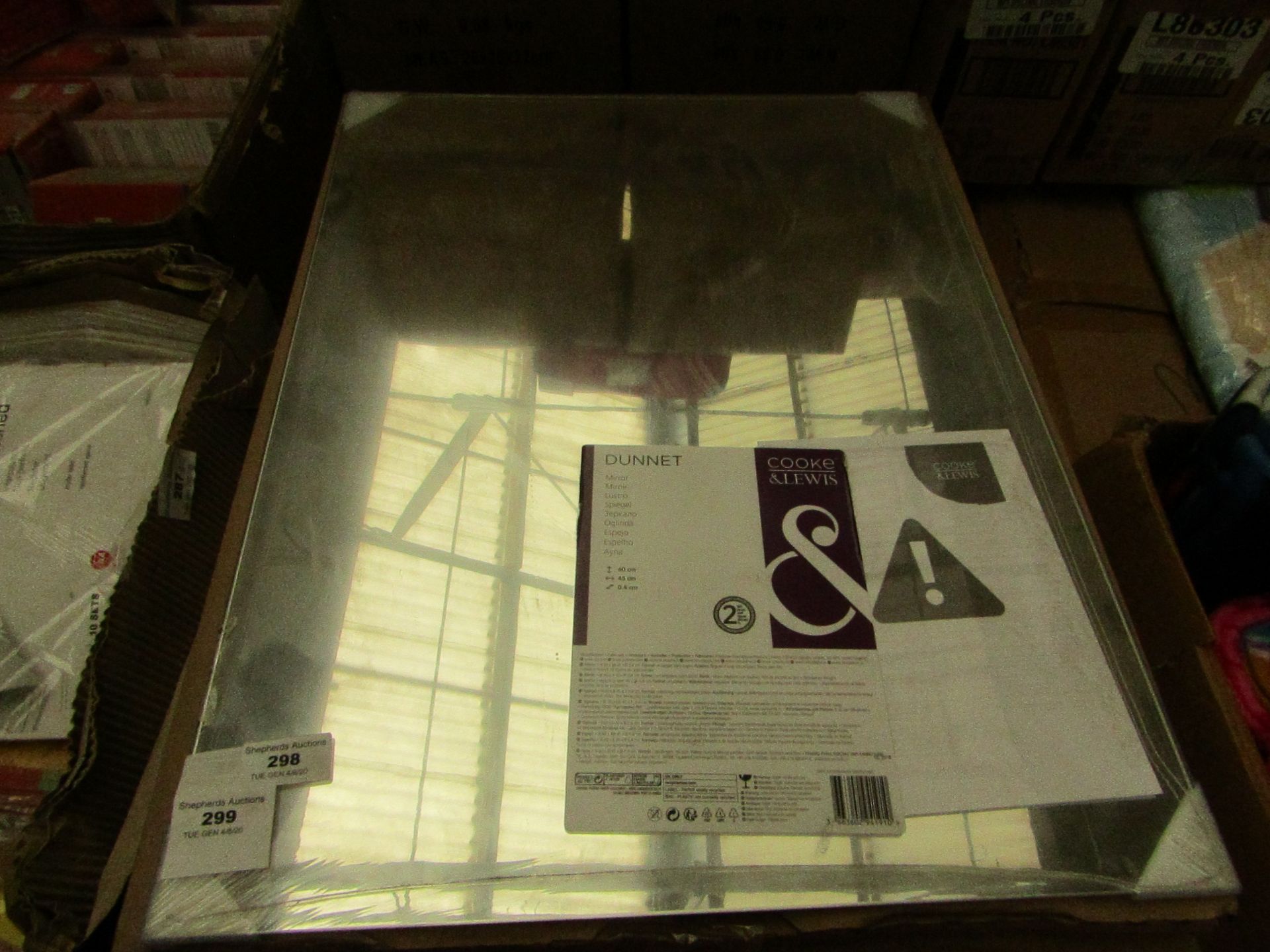 Cooke & Lewis - Dunnet Mirror (60 x 45cm) - New Packaged & Boxed.