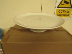 2x Mary Berry Single Tier Cake Stand. New & Boxed.