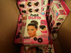 5x JML Hot Buns Hair Accessories For Brown Hair. New & Boxed.