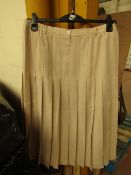 5 x Riddella Pleated Skirts. Size 14. new & Packaged.