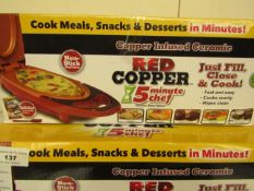 | 1 X | RED COPPER CHEF | UNCHECKED AND BOXED | NO ONLINE RESALE | RRP £39.99 |