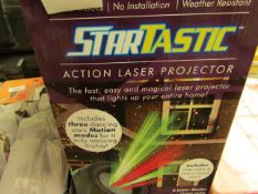 | 1X | STARTASTIC ACTION LASER PROJECTOR | UNCHECKED AND BOXED | NO ONLINE RE-SALE | SKU - | RRP £