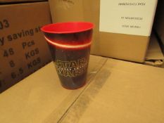 Box of 24 Star Wars Plastic Cups. New & Boxed.