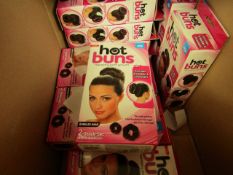 5x JML Hot Buns Hair Accessories For Brown Hair. New & Boxed.