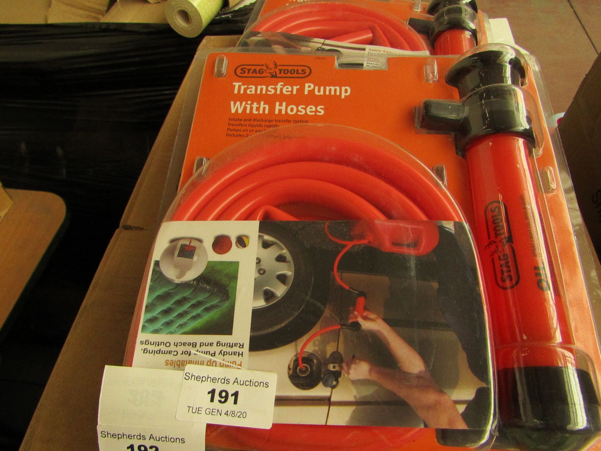 Stag Tools - Transfer Pump with Hoses - Packaged.