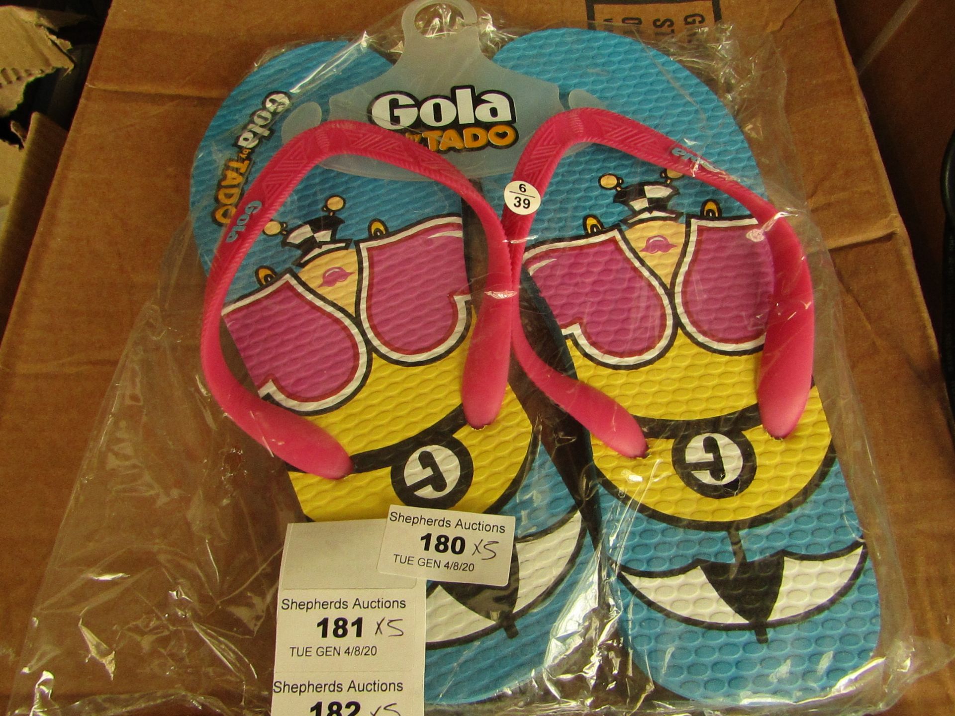 5x Gola - Flip Flops - Sizde 6 - New & Packaged.