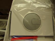 Roca PL4 dual combi flush plate, new and boxed.