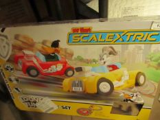 My First Scalextrix Looney tunes Race Set. Boxed but unchecked