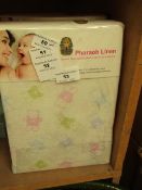 Pharaoh Linen Thermal Flanette Brushed Cotton Cot Sheet Sets. Unused & Packaged