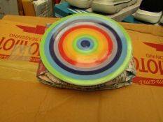 8 x Rainbow Side plates. Unused