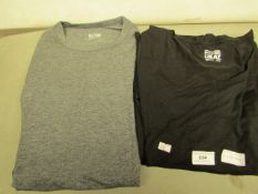 3 x Workout Tops All Size Large. Unused