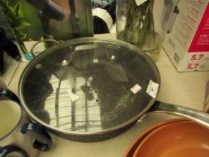 The Rock Large Frying pan with Lid. Used