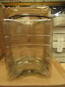 Glass Star Lantern with metal Handle. Unused & Boxed