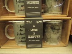 3 x A Laugh A Minute Set of 2 Mugs. New & Packaged