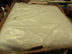 2 x 21" x 21" Cushion Inserts. New & package. 100% Feather