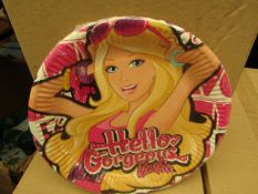 2 Boxes of 24 packs of 6 Barbie Paper Plates. New & Packaged