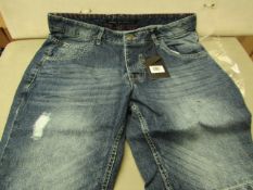 Brave Soul Size Large Denim Shorts. Look new & packaged