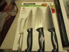 Tramontina - Set of 4 Cooks Knife Set (One Knife Missing) - Look New & Packaged.