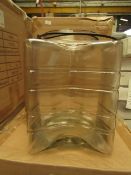 Glass Star Lantern with metal Handle. Unused & Boxed