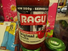 3x Ragu - Original Smooth Bolognese Sauce (500g) - BB 04/22.