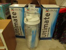 3 x Ezisoul Ultimate Infuser Bottles. Unused & Boxed