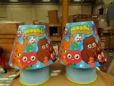 Box of 2 Moshi Monsters Bedside Lamps. Unused.