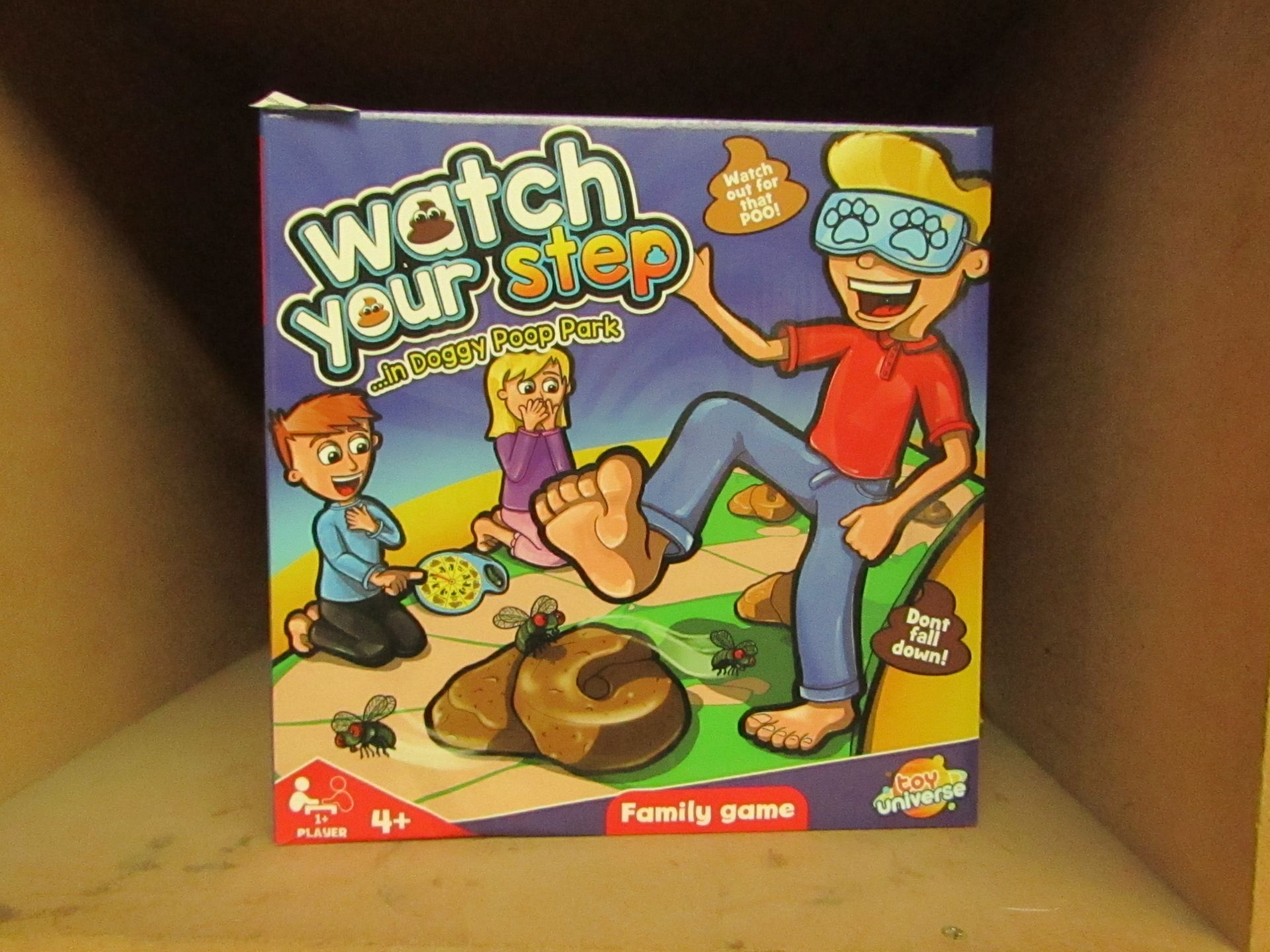 Watch Your Step In Doggy Poo Park Family game. New & Boxed