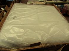 2 x 21" x 21" Cushion Inserts. New & package. 100% Feather