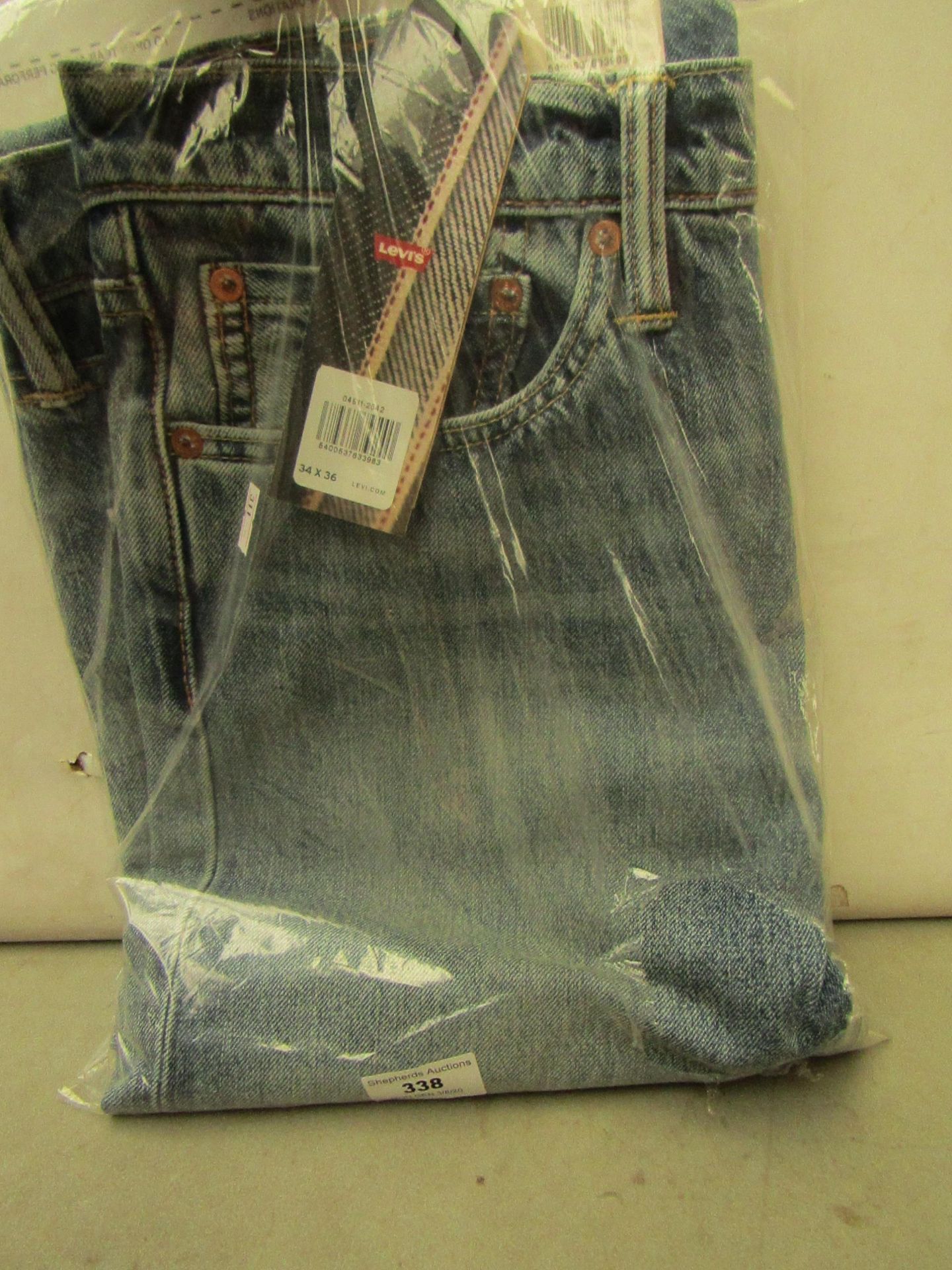 Levis Jeans. Size 34W x 36L. Look new with tags & Packaged