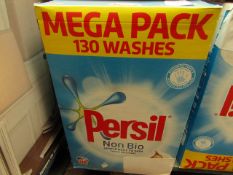 Persil 130 Washes Washing Powder. Box has split but has been repaired.