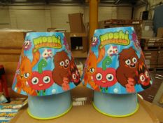 Box of 2 Moshi Monsters Bedside Lamps. Unused.