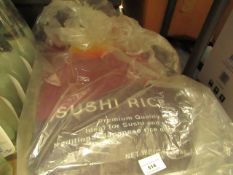 Sushi Rice - 10kg Bag - Slightly Opened. - Packaged.