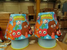 Box of 2 Moshi Monsters Bedside Lamps. Unused.