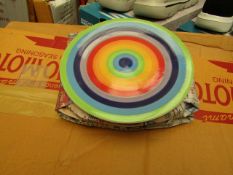 8 x Rainbow Side plates. Unused