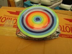 8 x Rainbow Side plates. Unused