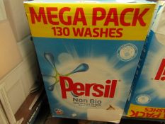 Persil 130 Washes Washing Powder. Box has split but has been repaired.