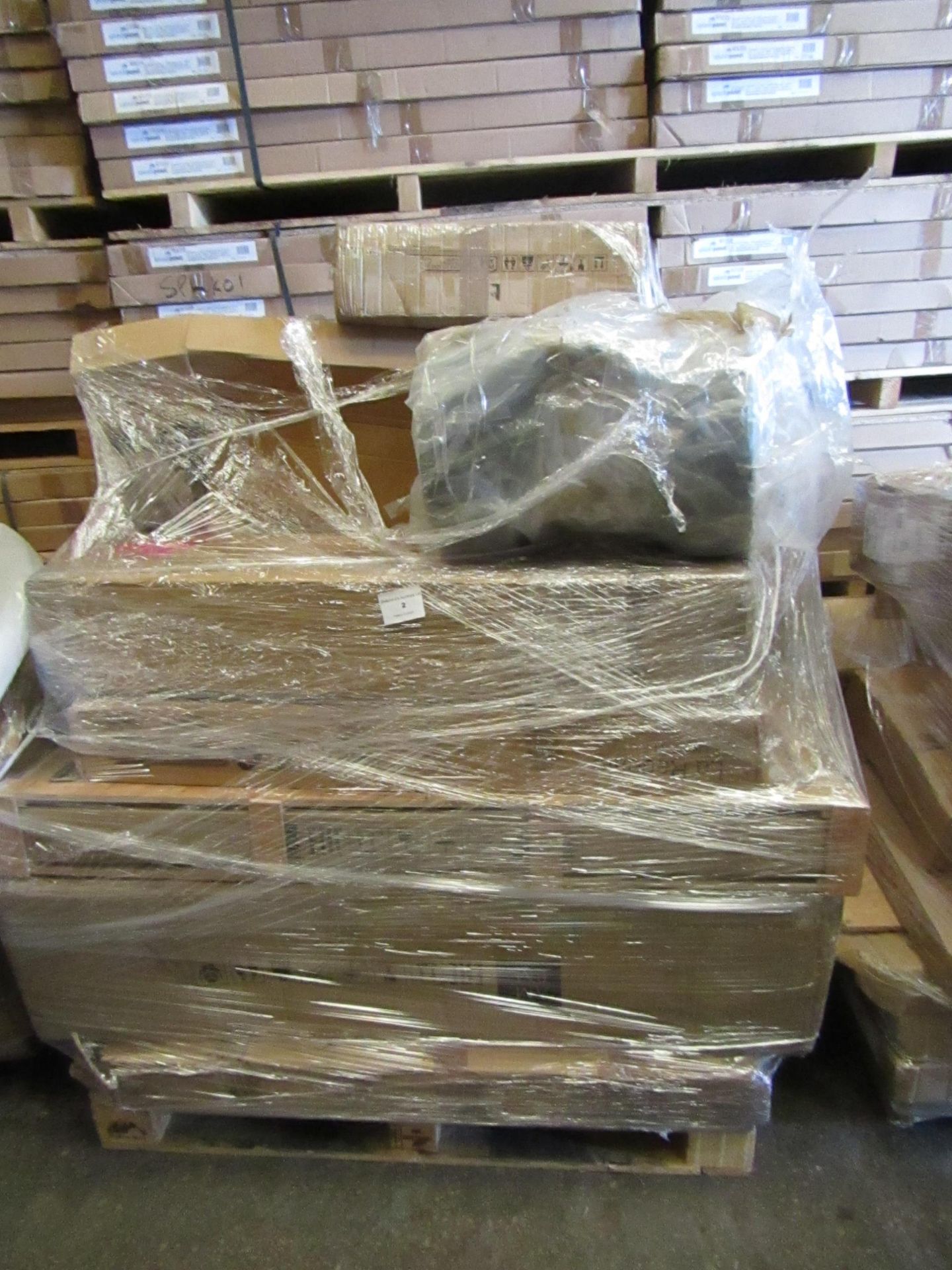 Pallet of Unmanifested Customer returns furniture from La Redoute, these items may range in