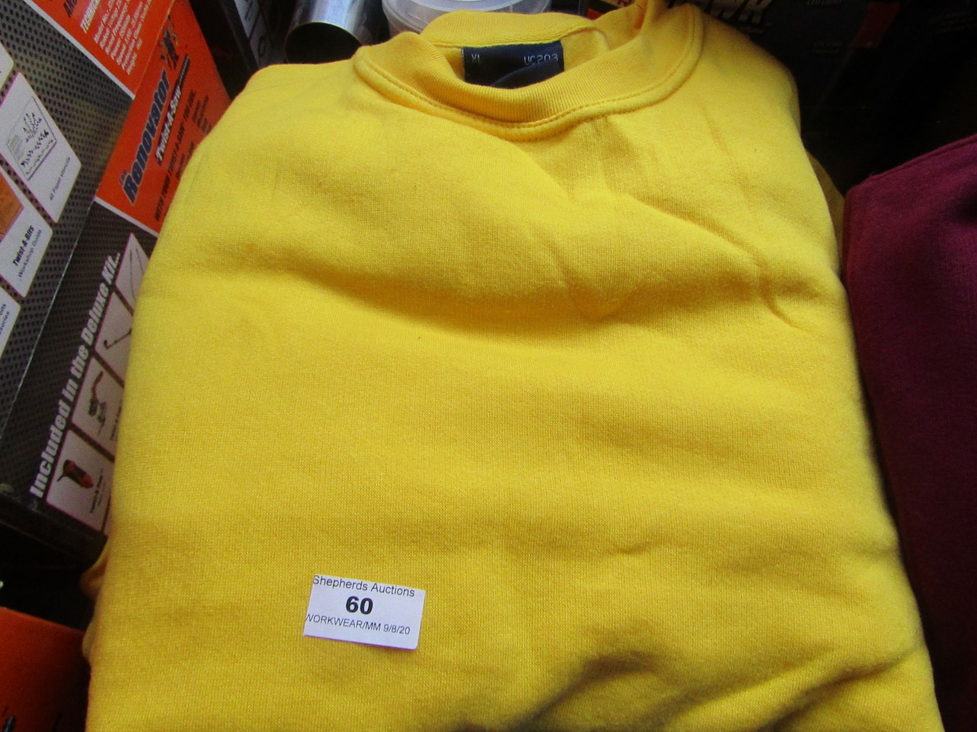 5x Unseek - Yellow Jumpers - Size XL - New.