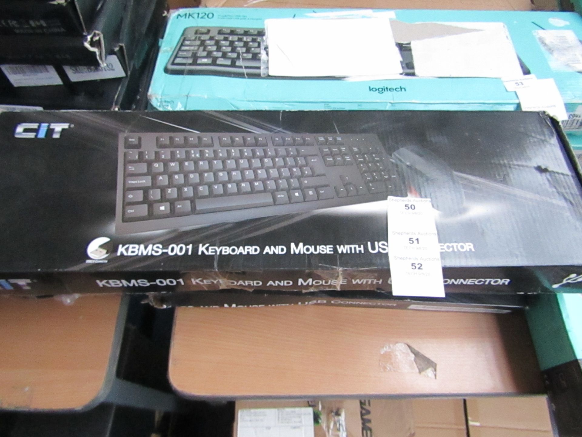 CIT KBMS-001 Keyboard and mouse set, boxed and unchecked