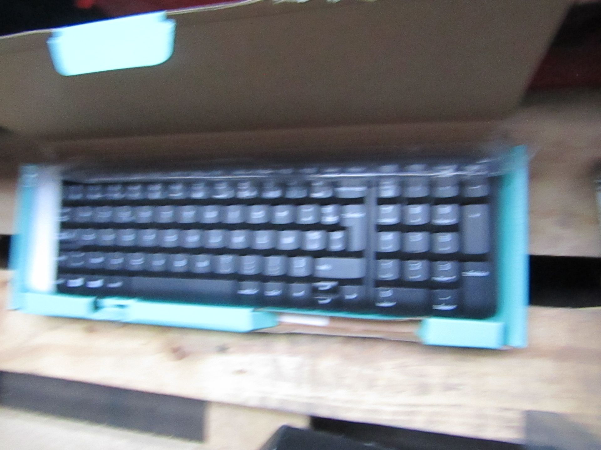 Logitech K230 wireless keyboard, boxed and unchecked but has AZERTY layout