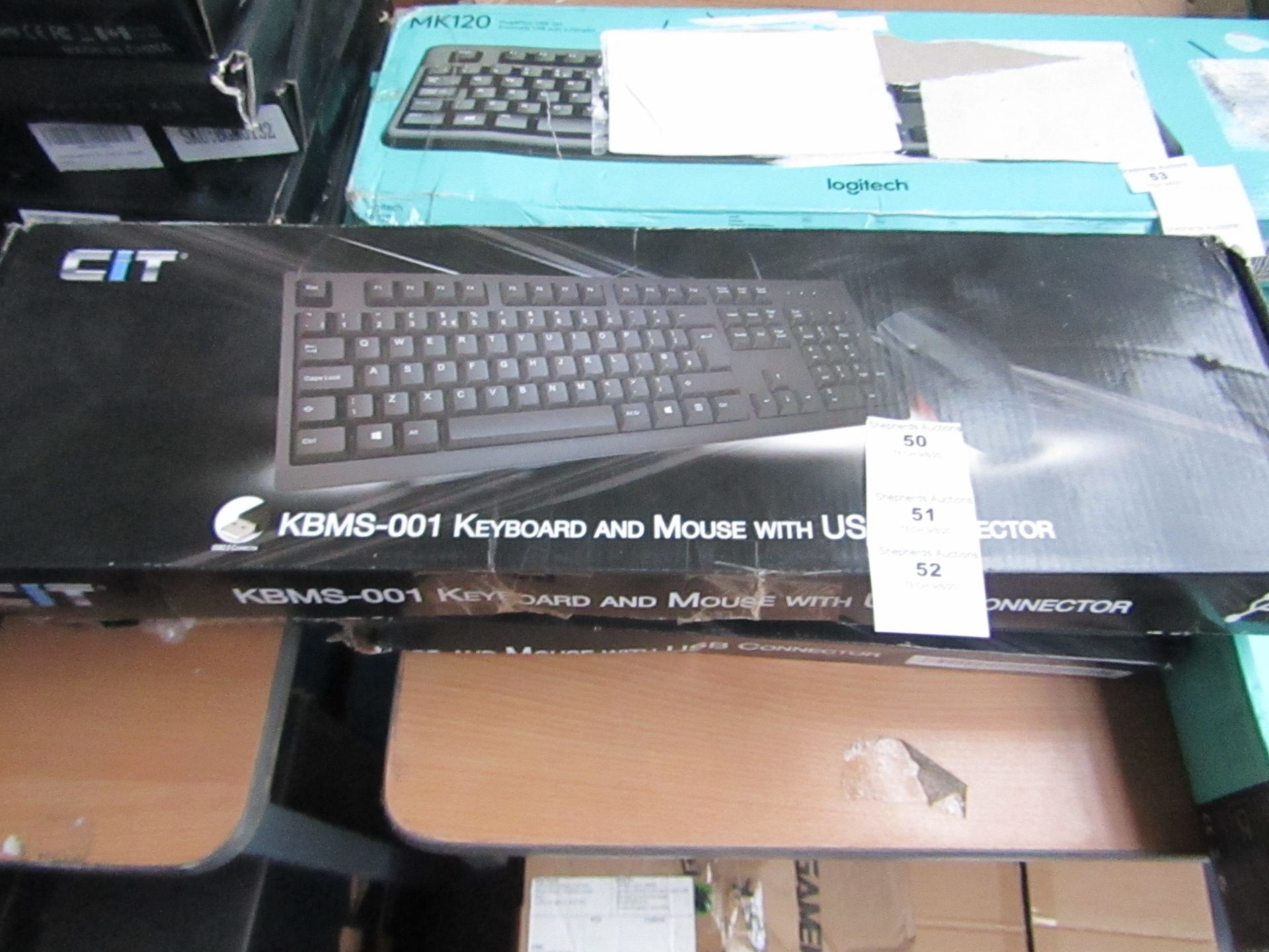 CIT KBMS-001 Keyboard and mouse set, boxed and unchecked