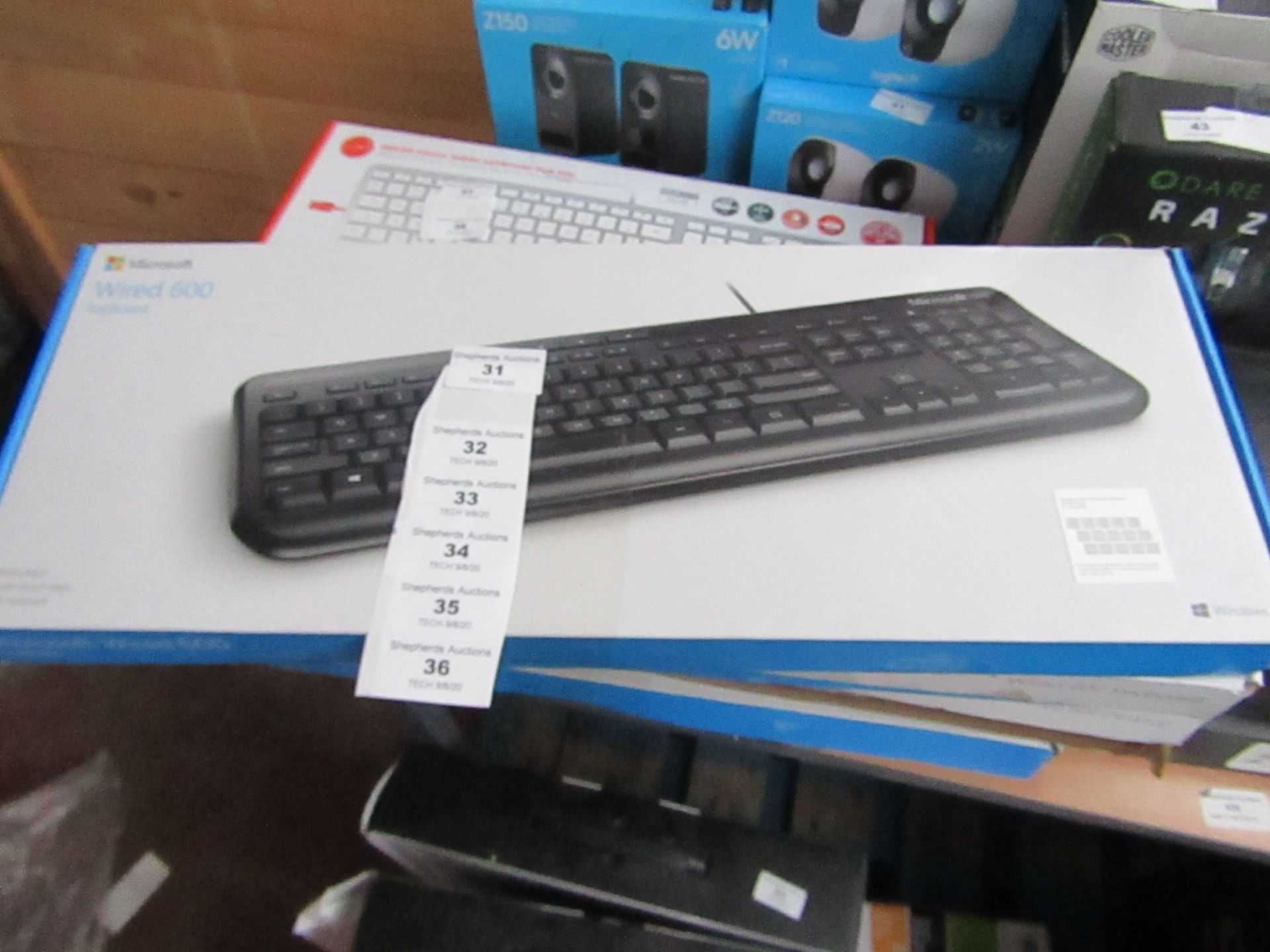 Microsoft Wired 600 keyboard, unchecked and boxed